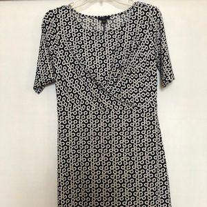Ann Taylor Factory Petite Geo Twist Dress XSP NWT